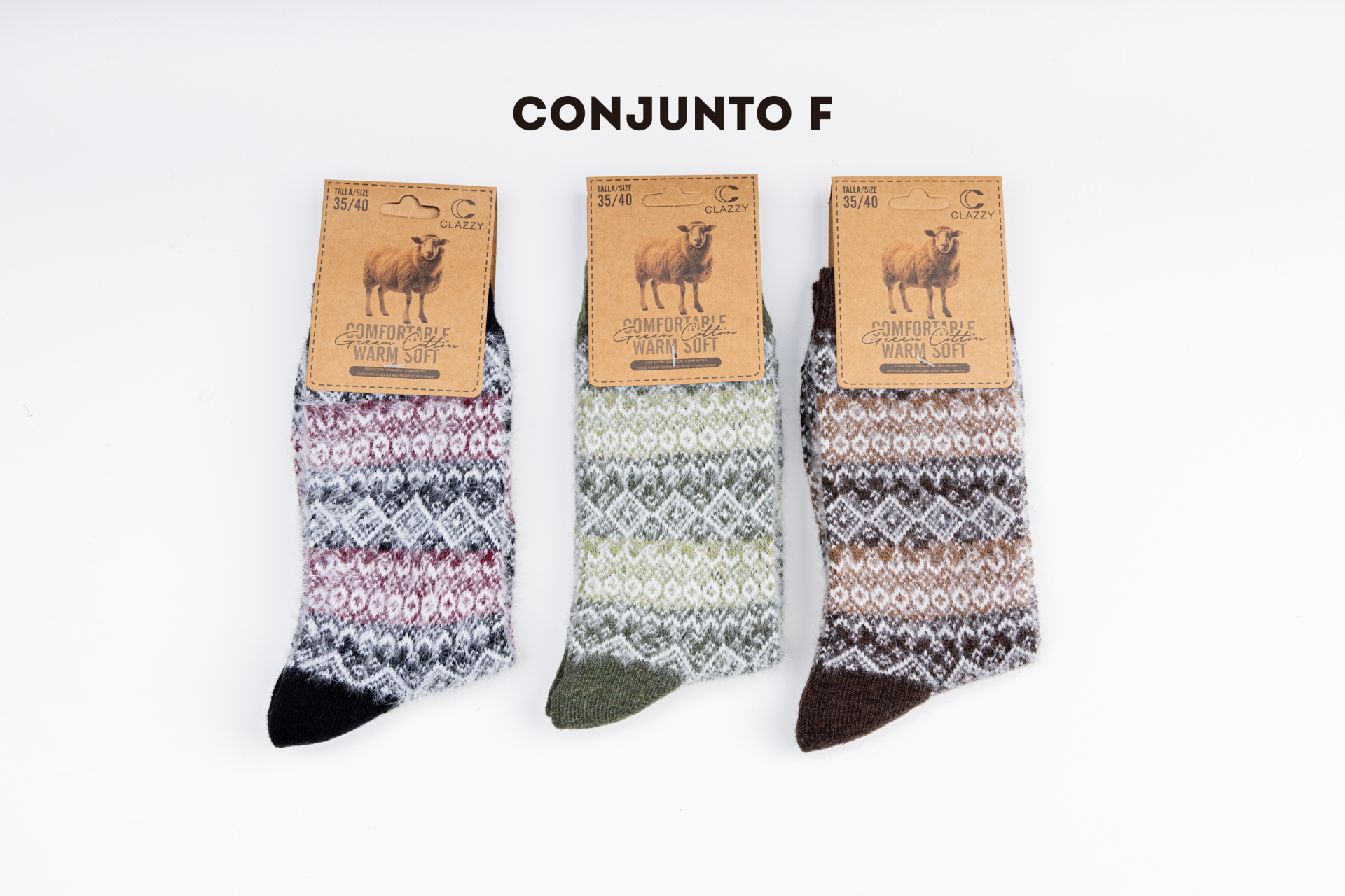 Meias de lã – Pack 3 Pares