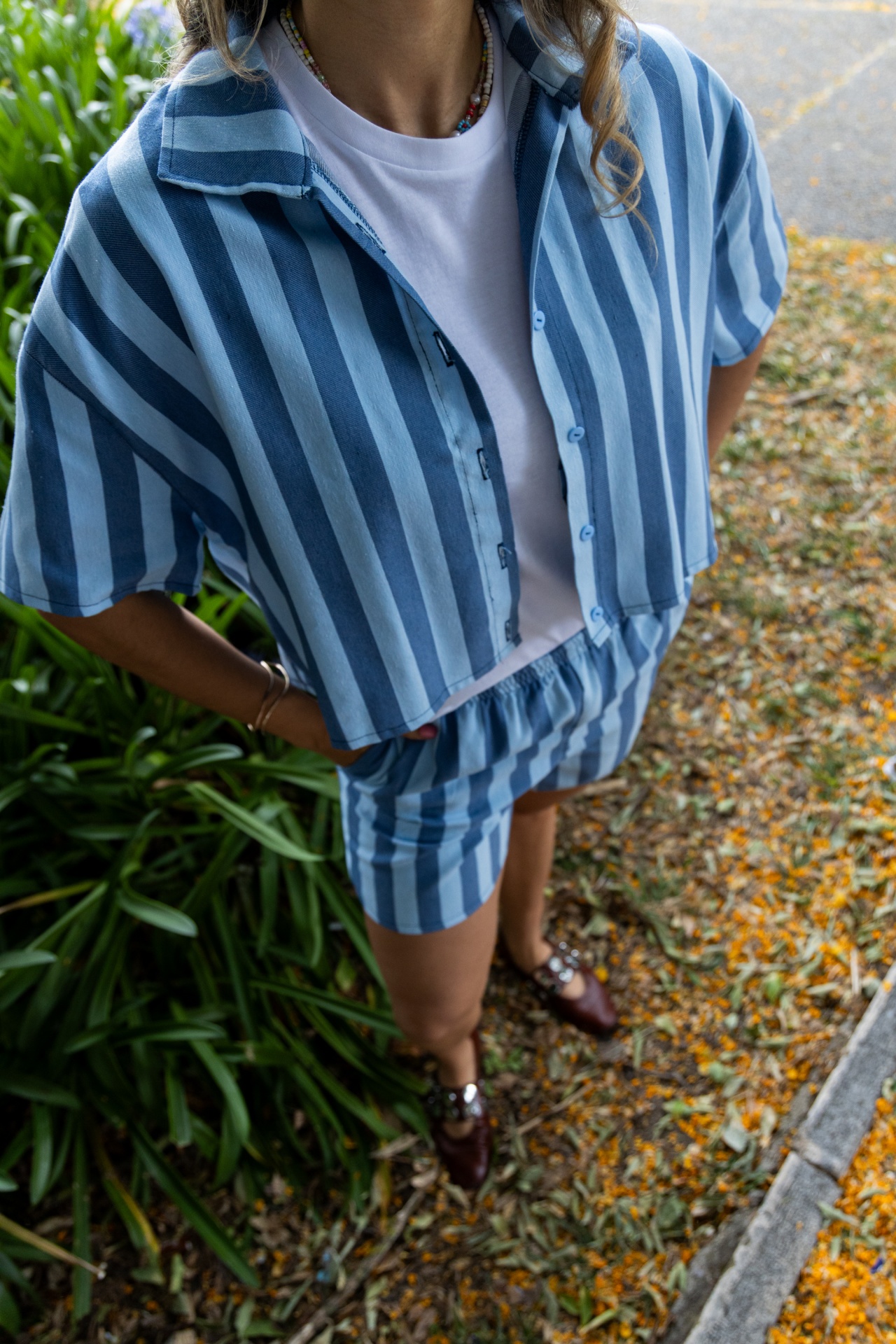 Camisa Papaya - Azul