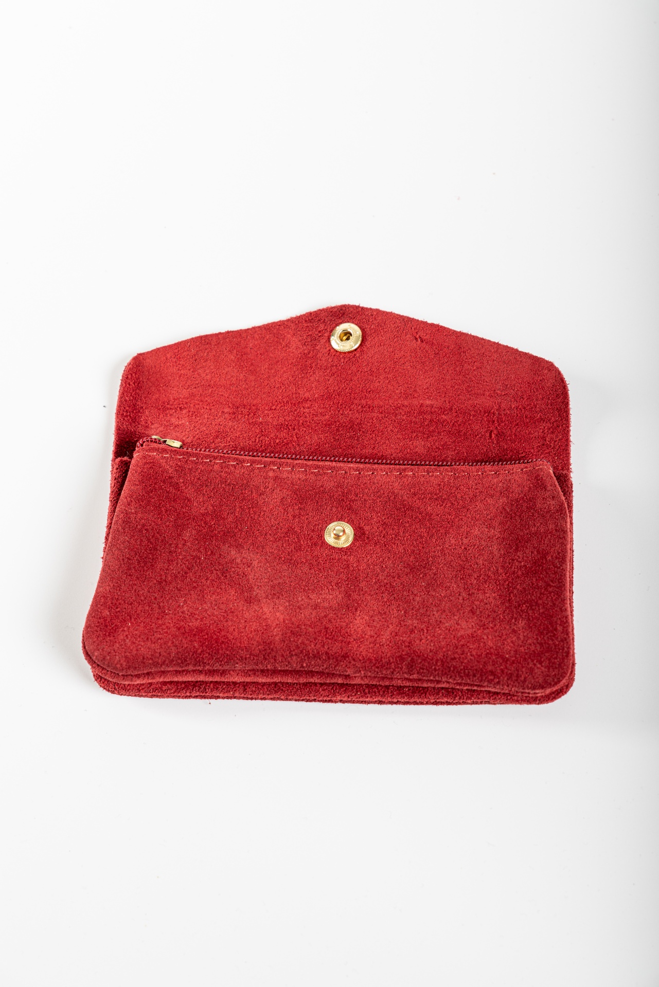 Carteira Grande - Vermelho Camurça