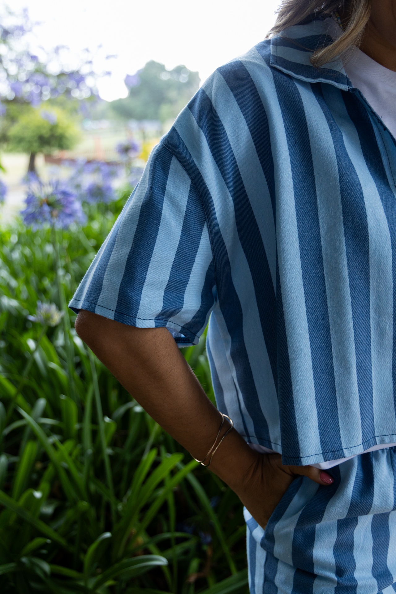 Camisa Papaya - Azul