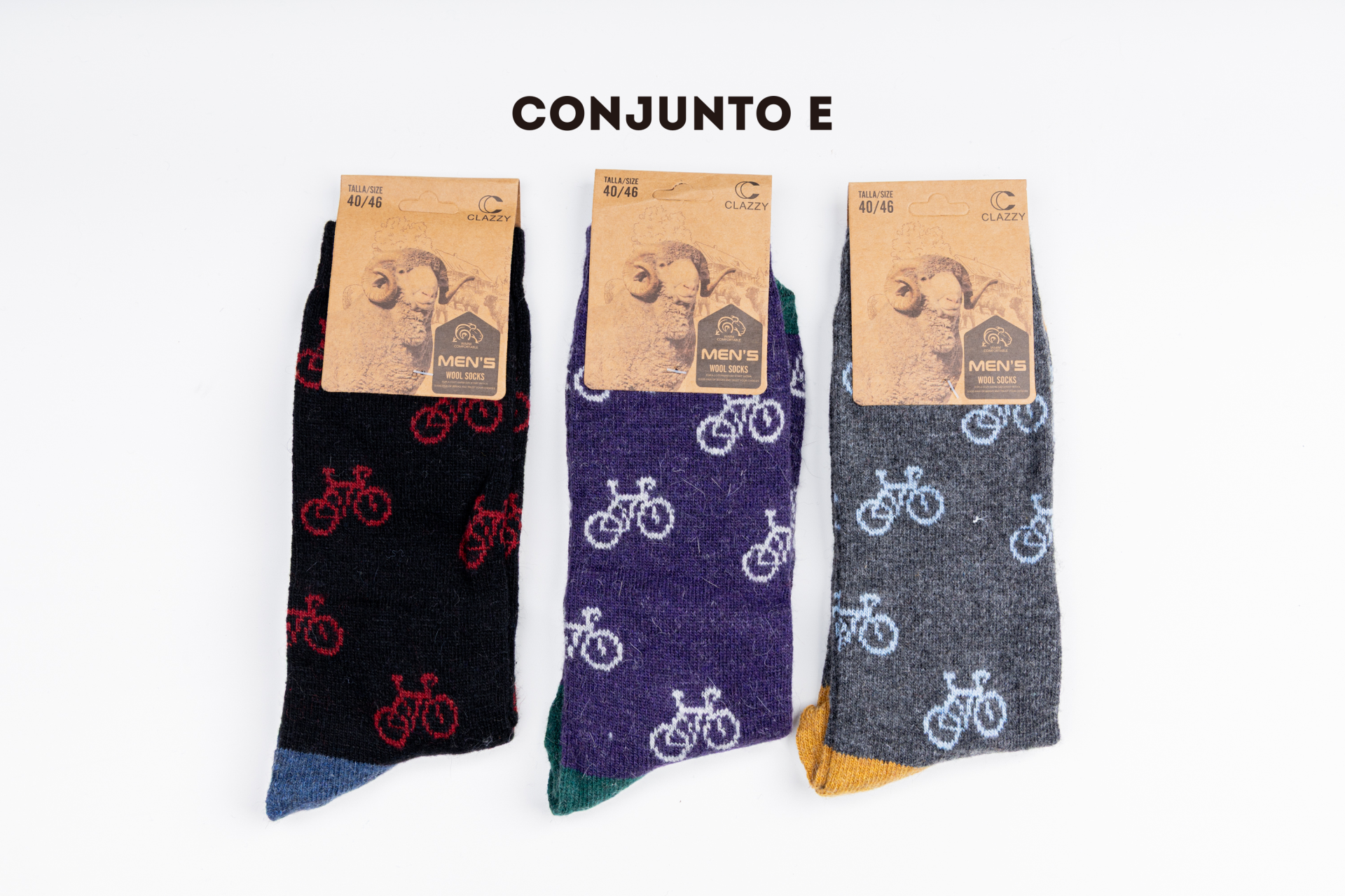 Meias de lã – Pack 3 Pares