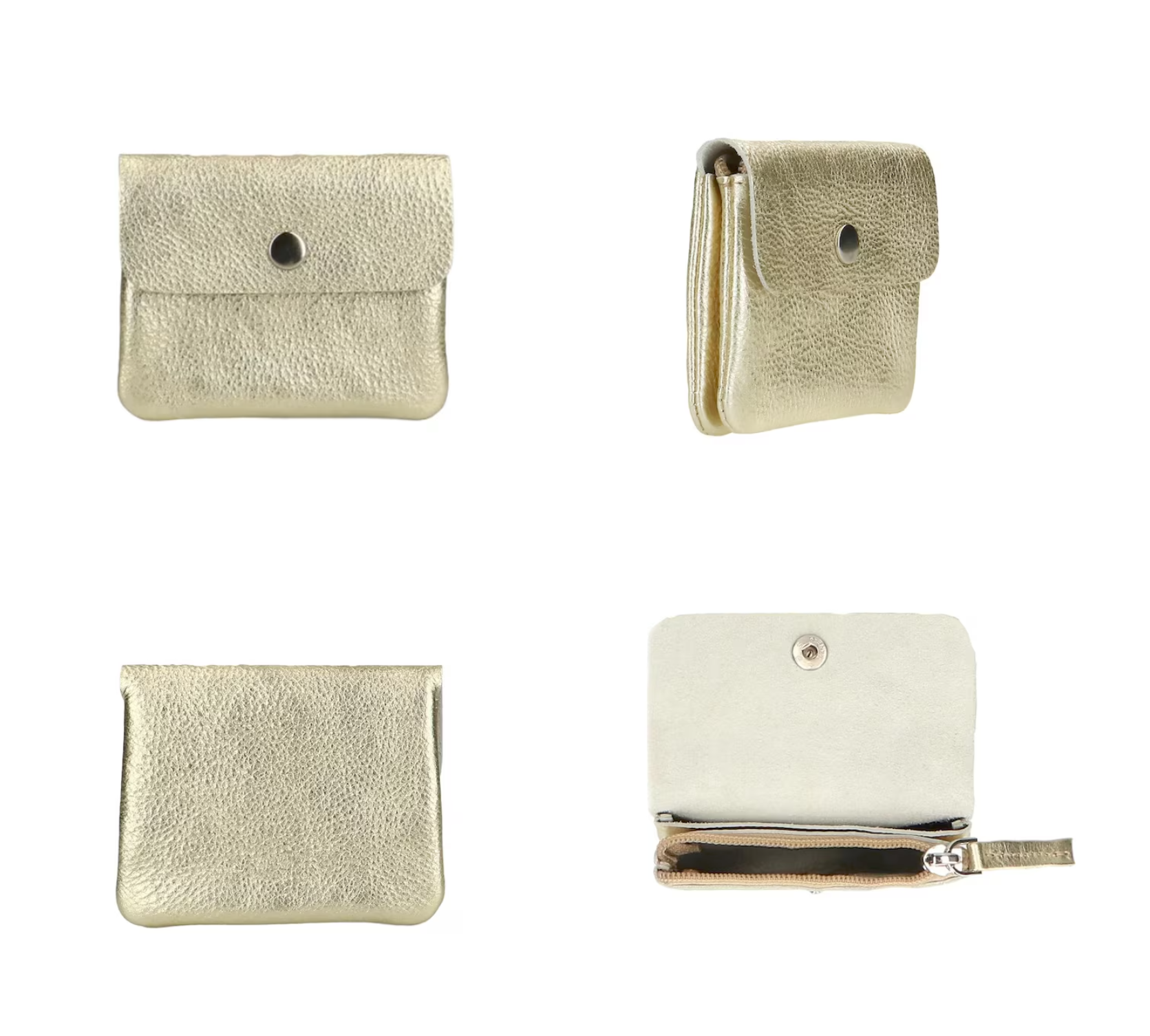 Carteira Pequena - Dourada