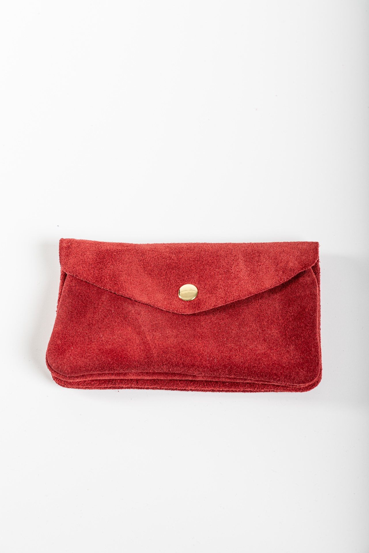 Carteira Grande - Vermelho Camurça