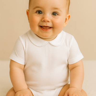 Body com Gola Manga Curta