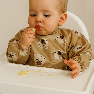 Babador Impermeável de Manga Comprida