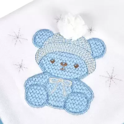 Fralda de Pano Urso Pompom