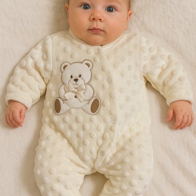 Babygrow Veludo Urso