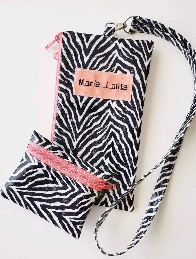 Bolsa de telemóvel - fecho frontal