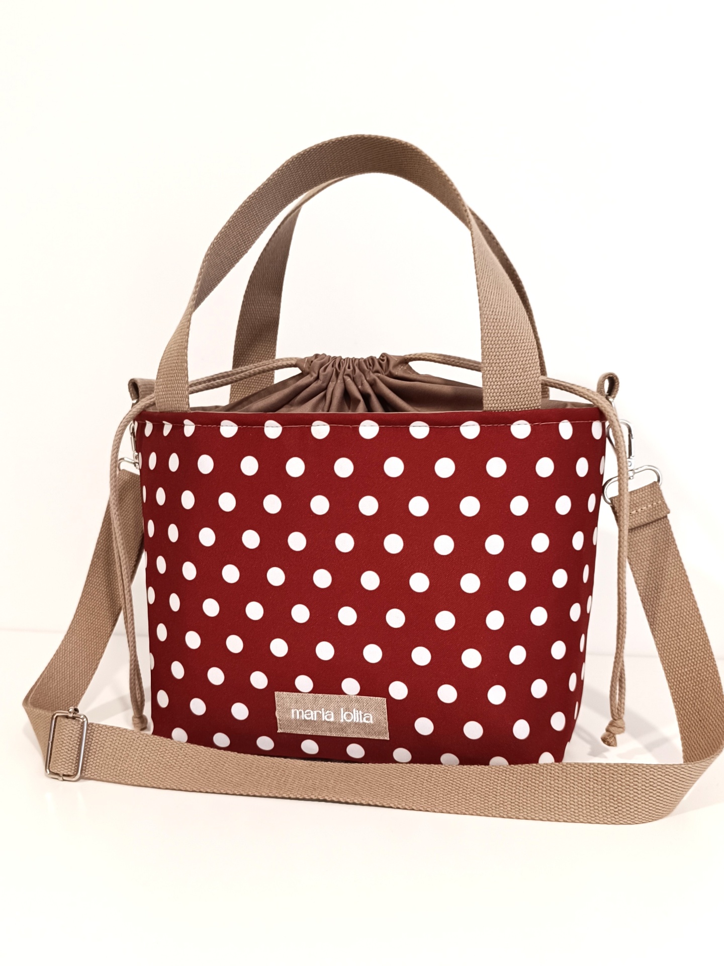 LANCHEIRA TÉRMICA CASTANHO COM BOLAS