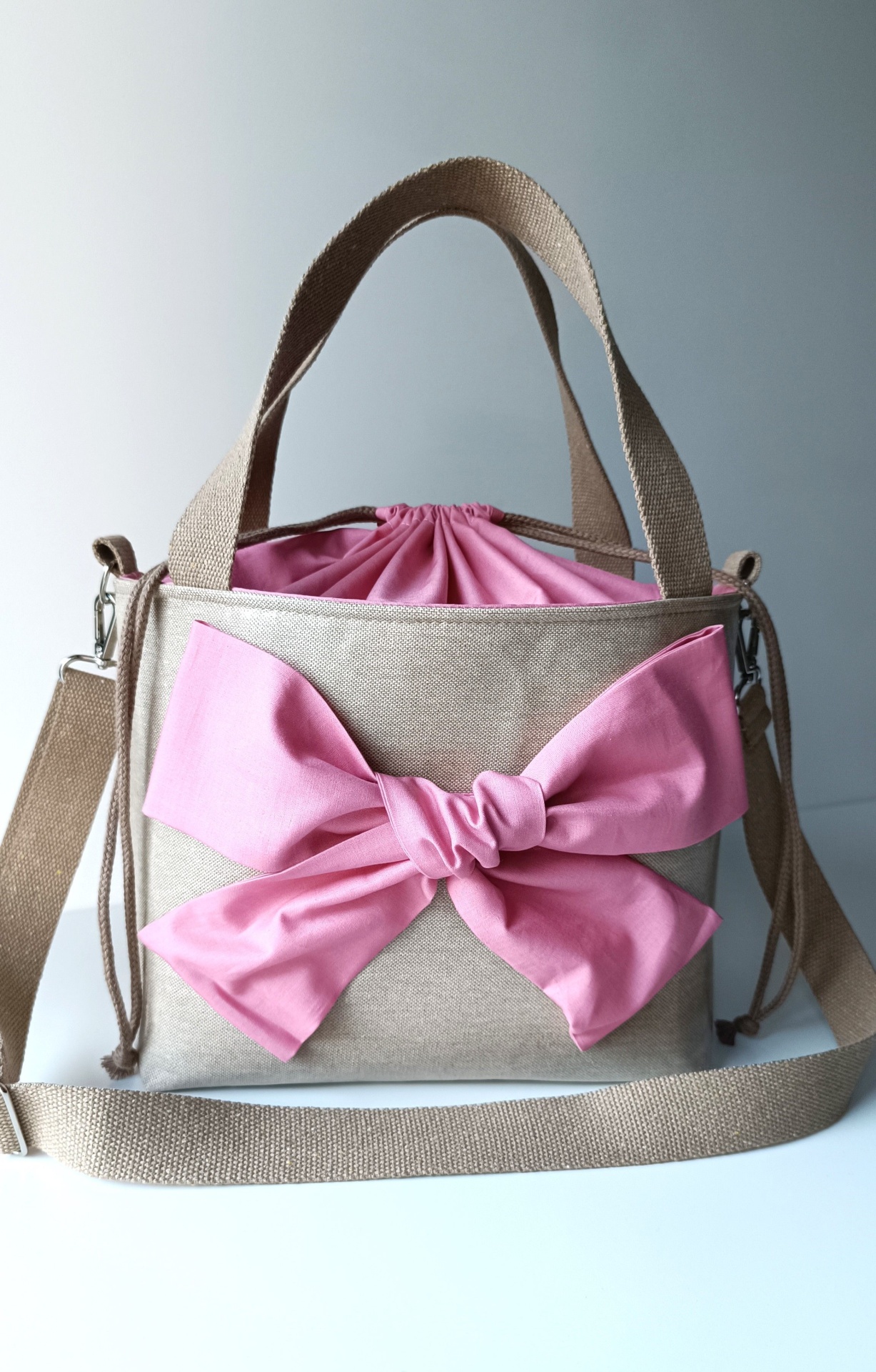 LANCHEIRA TÉRMICA LINHO BEGE