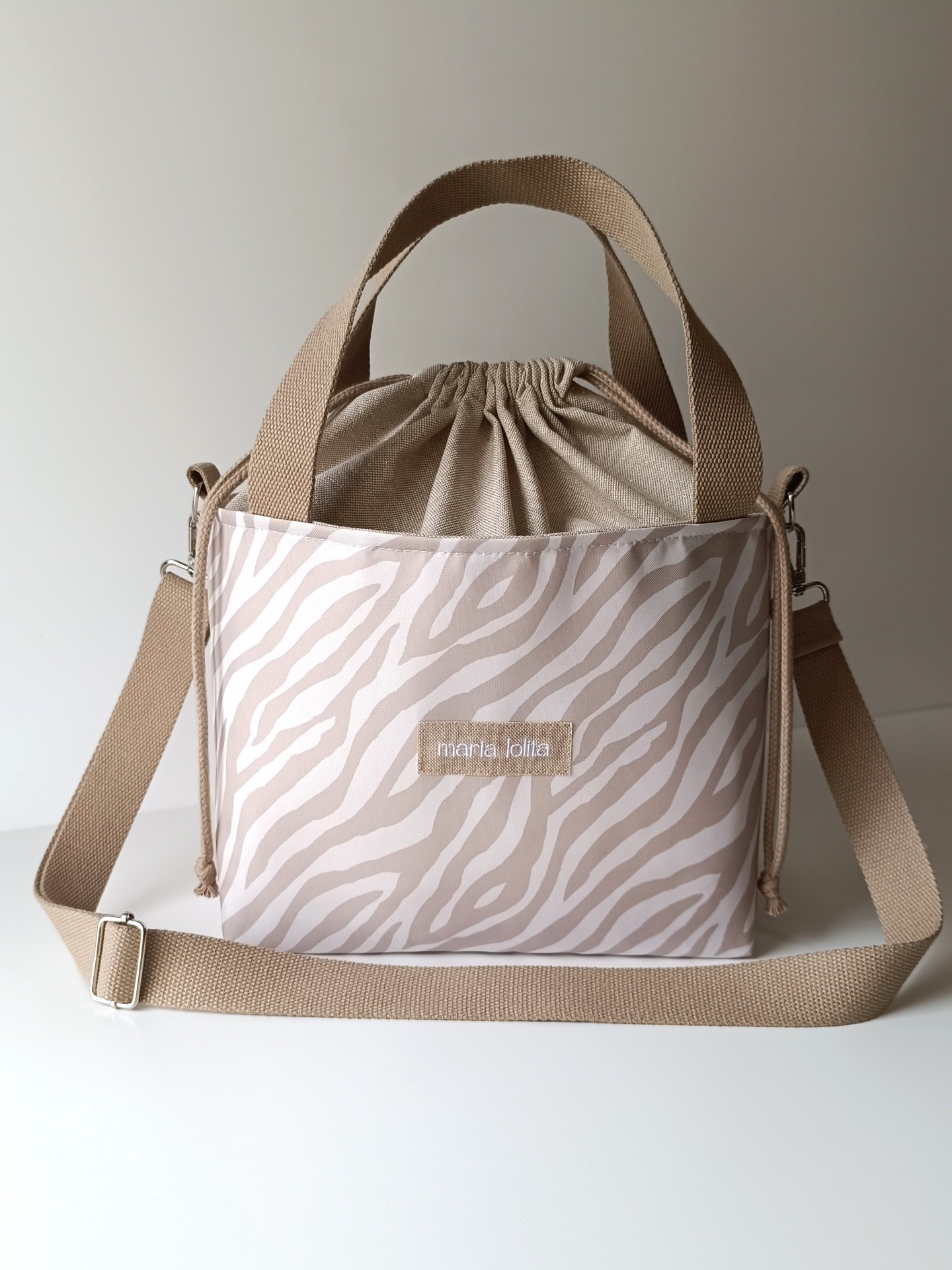 LANCHEIRA TÉRMICA ZEBRA BEGE