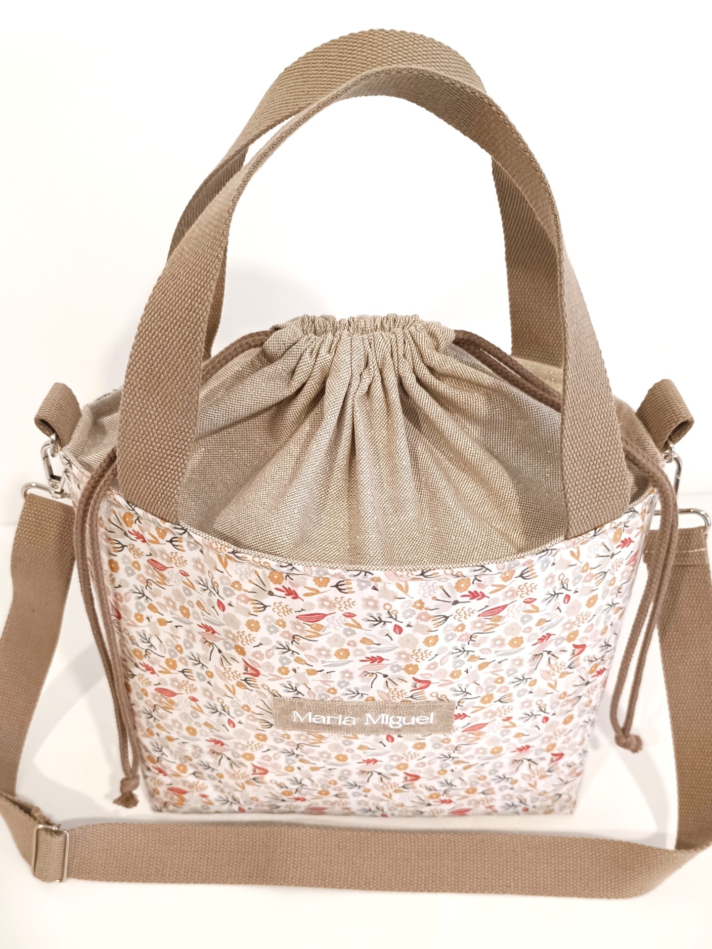 LANCHEIRA TÉRMICA FLORZINHAS NUDE