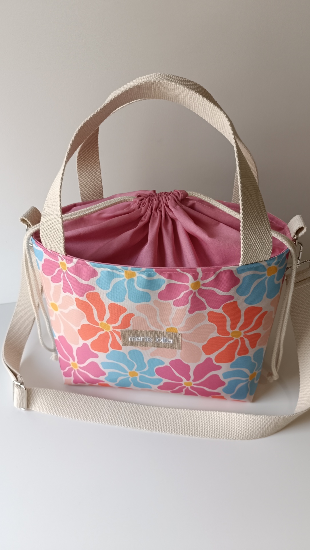 LANCHEIRA TÉRMICA FLORES COLORIDAS