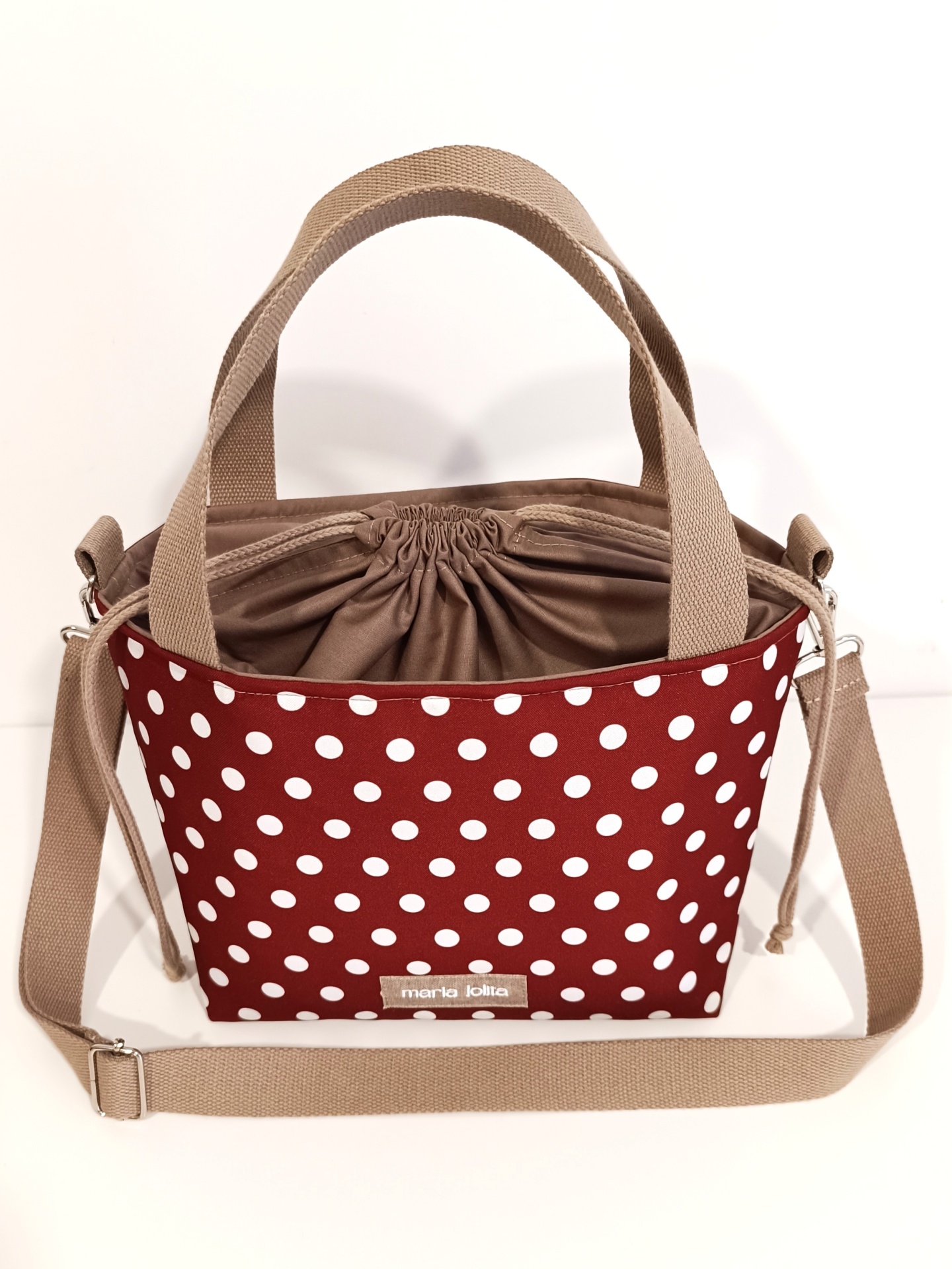 LANCHEIRA TÉRMICA CASTANHO COM BOLAS