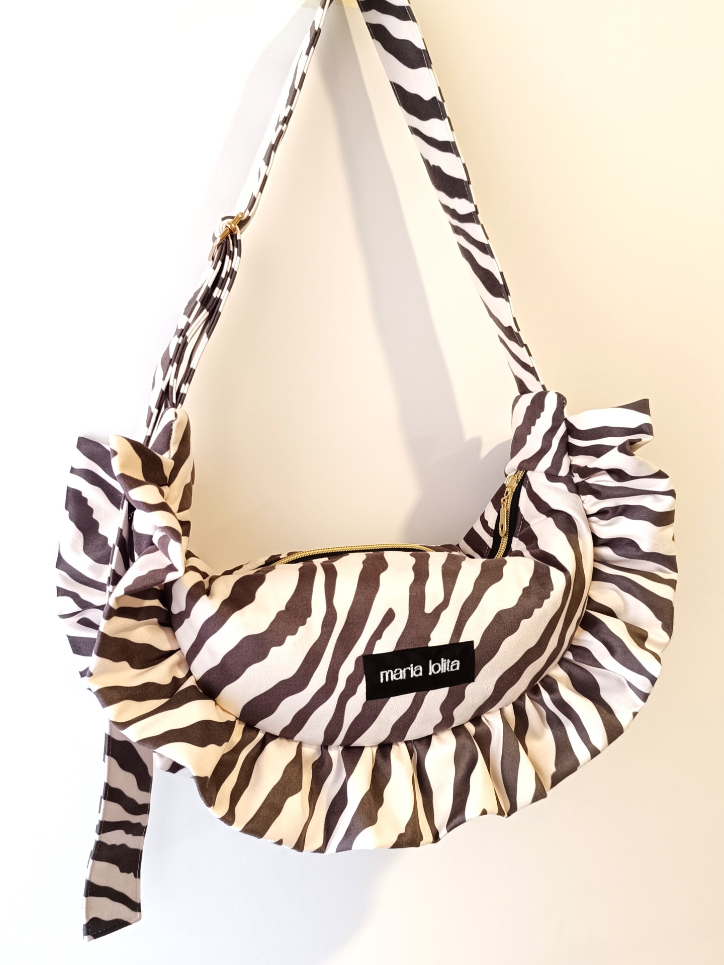 MALA OLÍVIA CAMURÇA ZEBRA CASTANHA