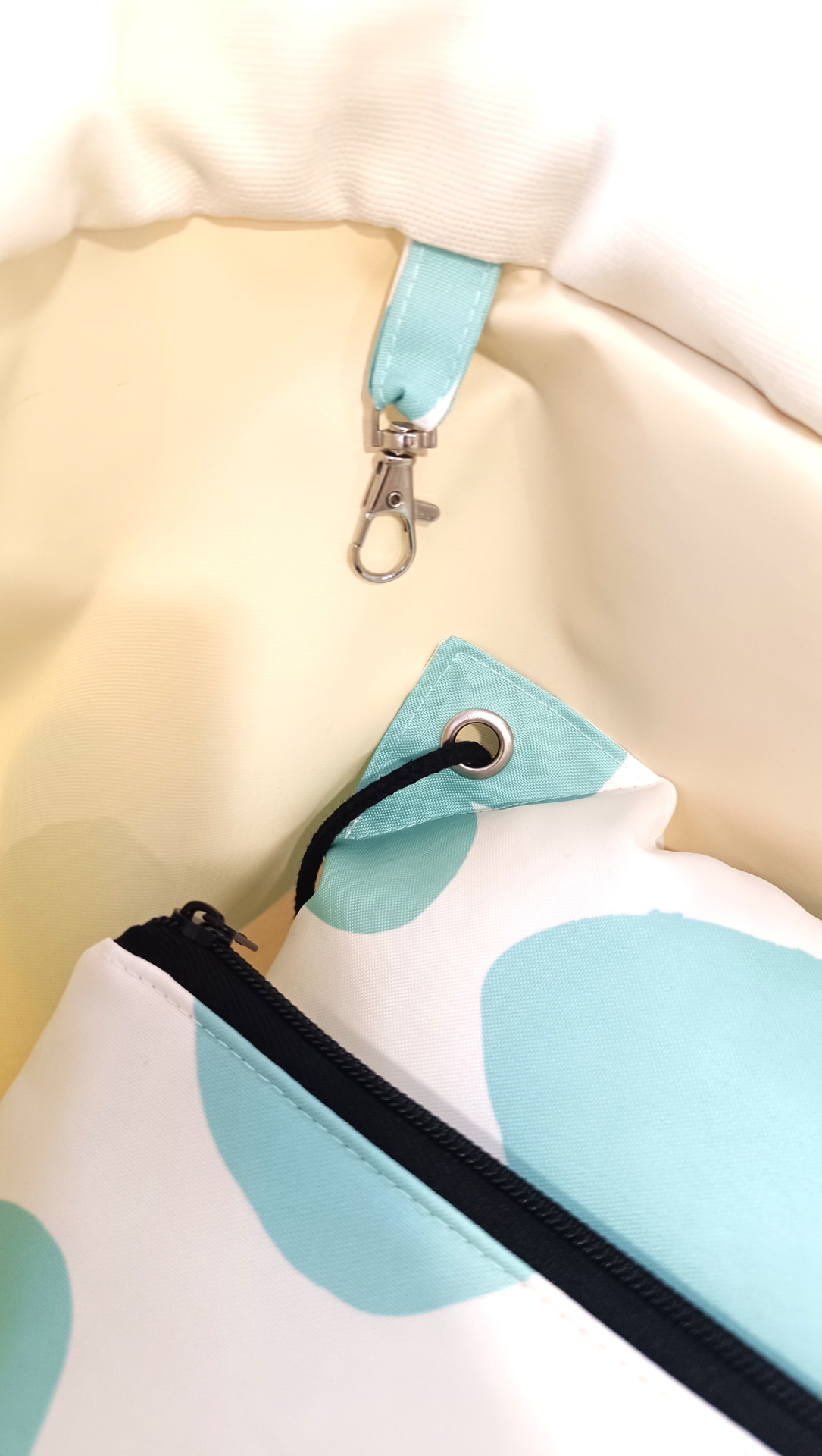 SACO DE PRAIA CORAÇÕES AQUA XL