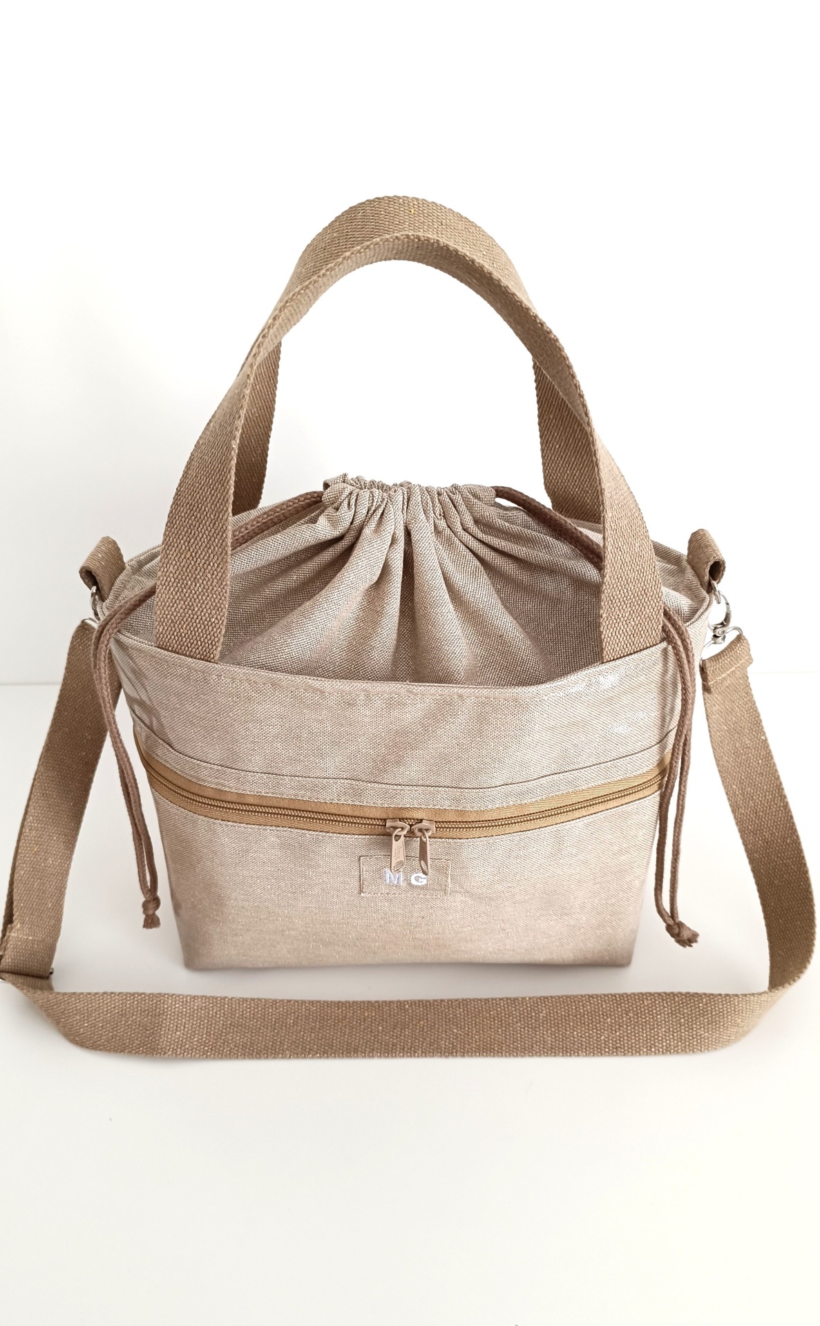 LANCHEIRA TÉRMICA LINHO BEGE