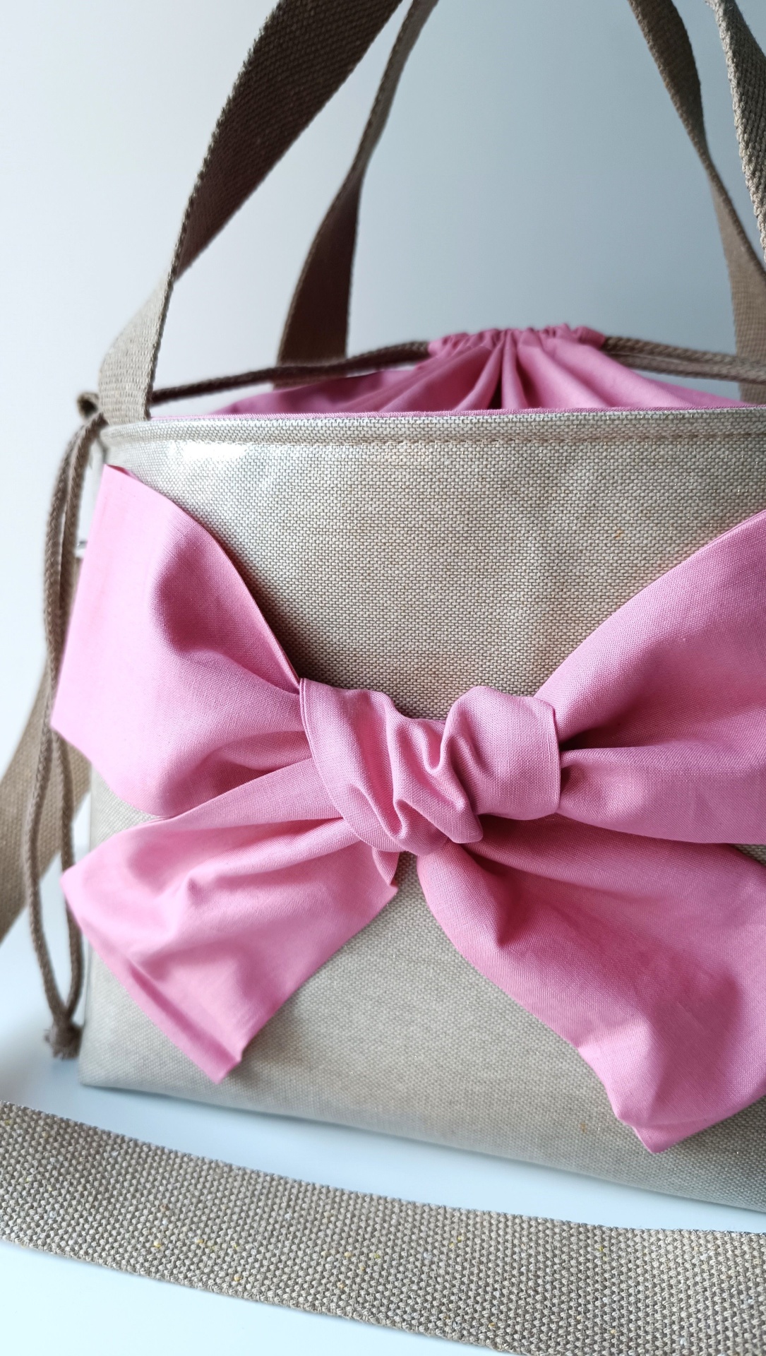 LANCHEIRA TÉRMICA LINHO BEGE