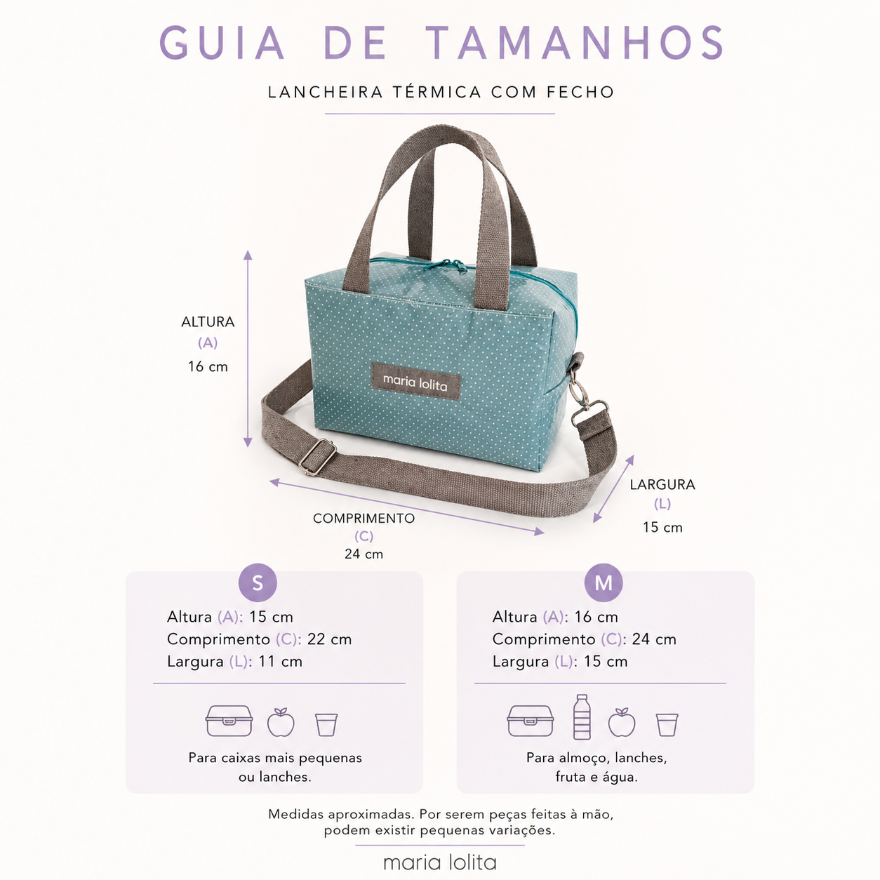 LANCHEIRA TÉRMICA COM FECHO