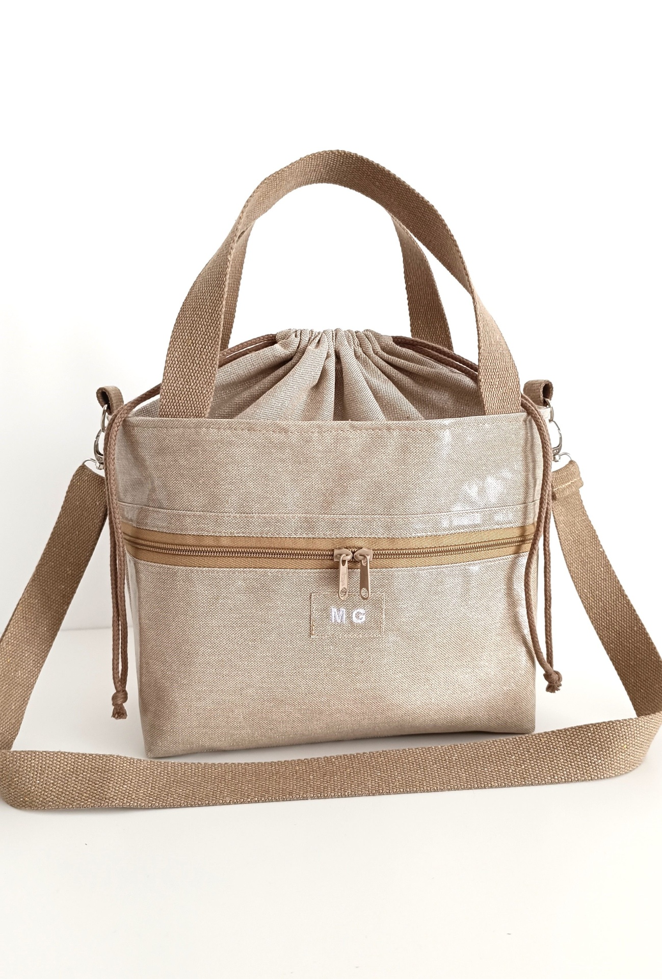 LANCHEIRA TÉRMICA LINHO BEGE