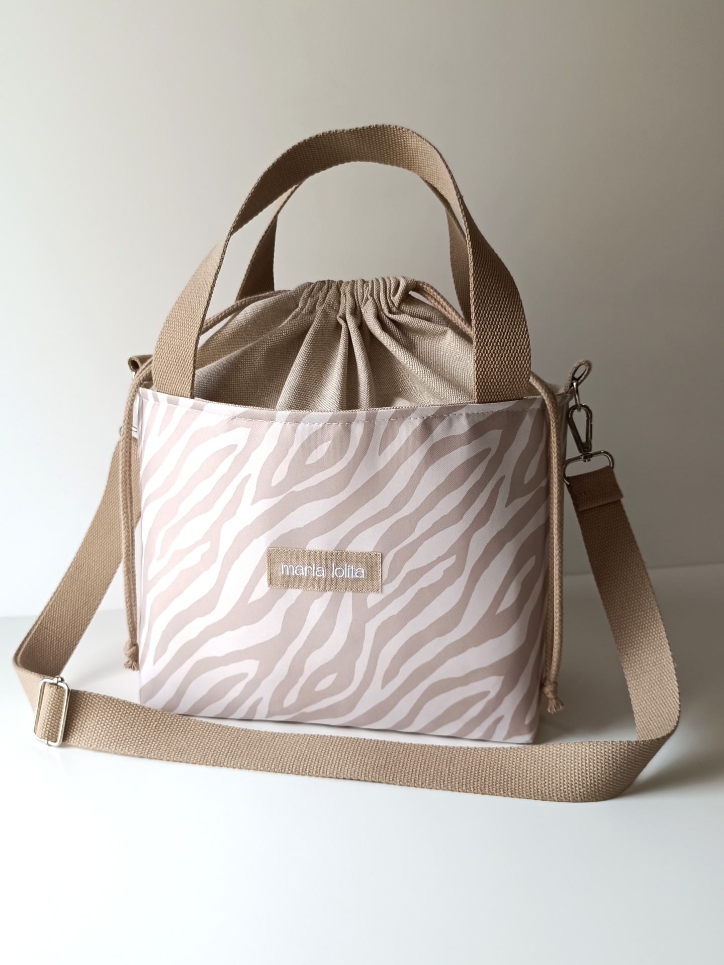 LANCHEIRA TÉRMICA ZEBRA BEGE