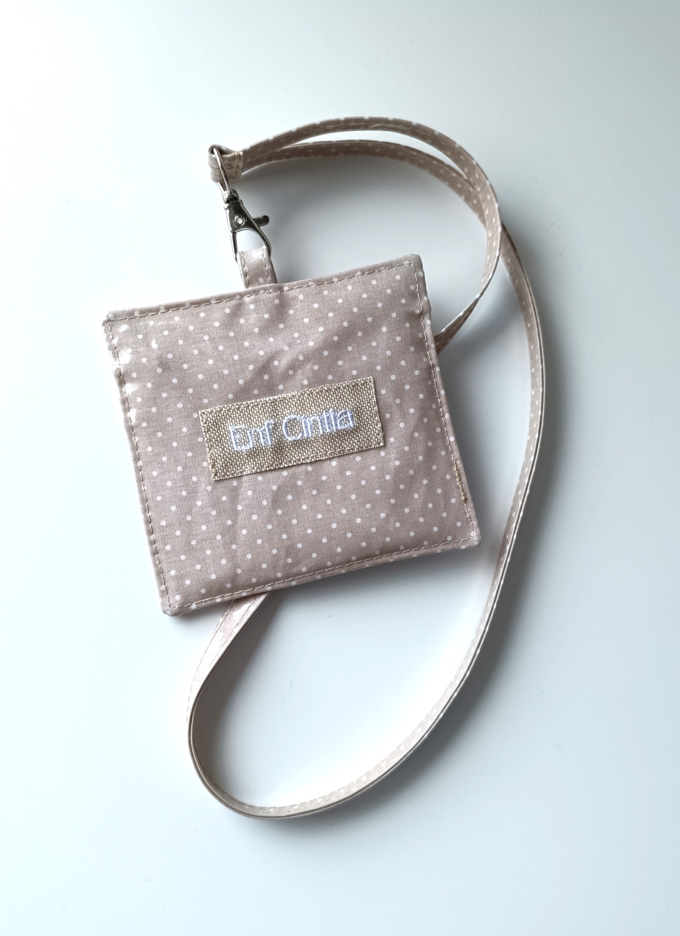 Porta cartão com fita