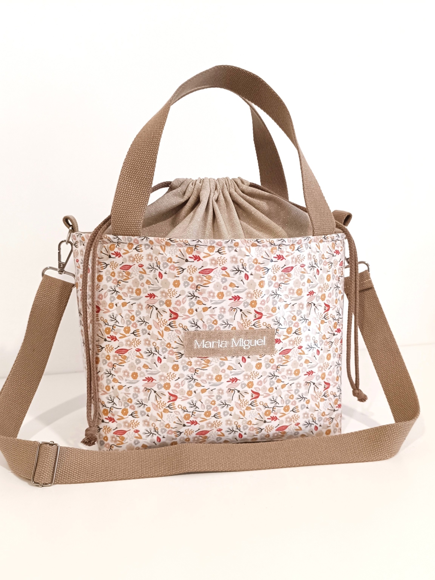 LANCHEIRA TÉRMICA FLORZINHAS NUDE