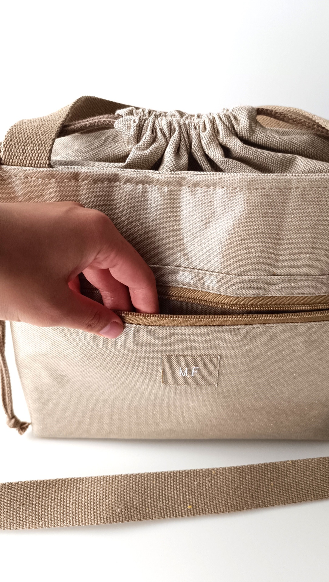 LANCHEIRA TÉRMICA LINHO BEGE