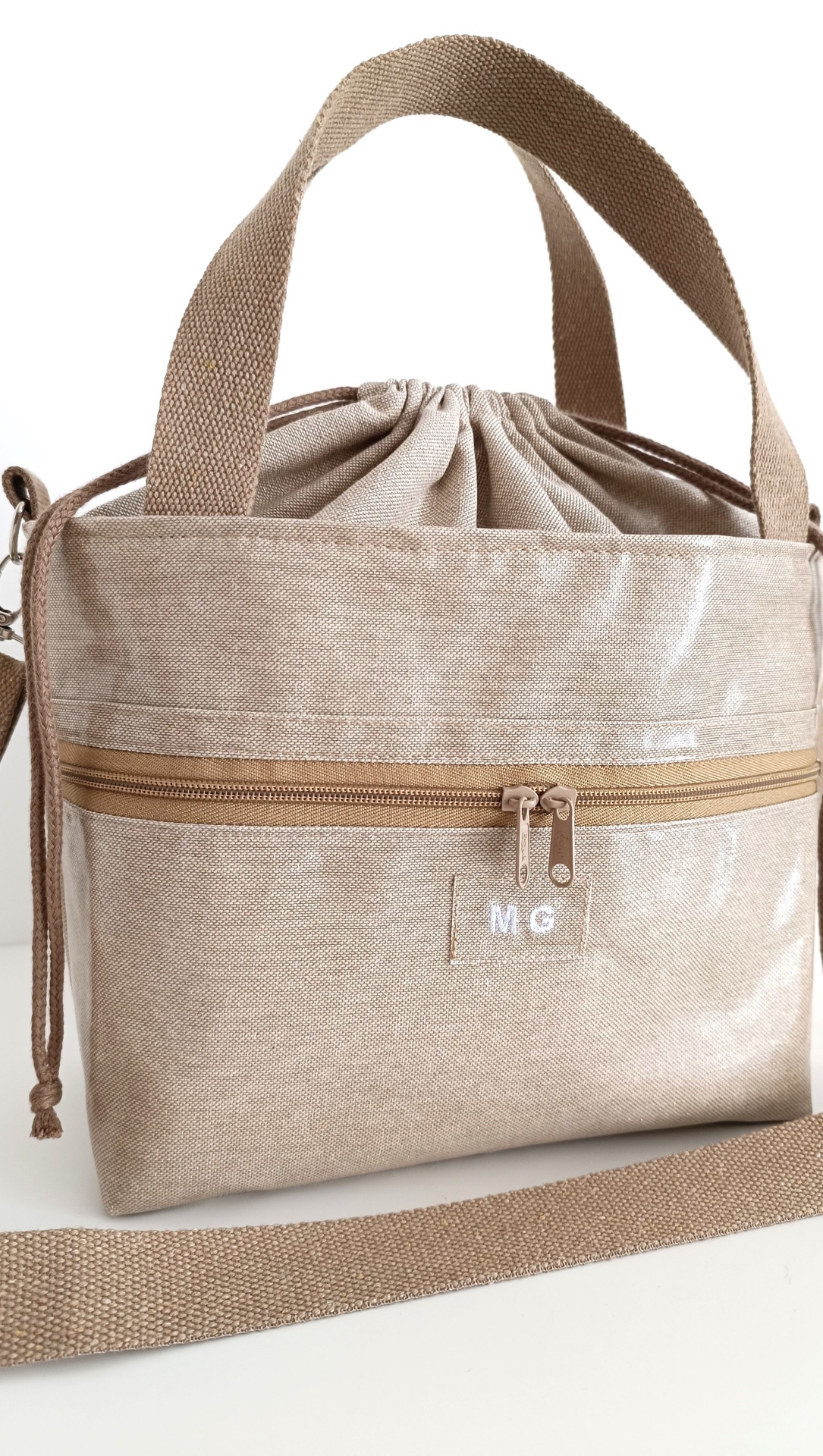 LANCHEIRA TÉRMICA LINHO BEGE