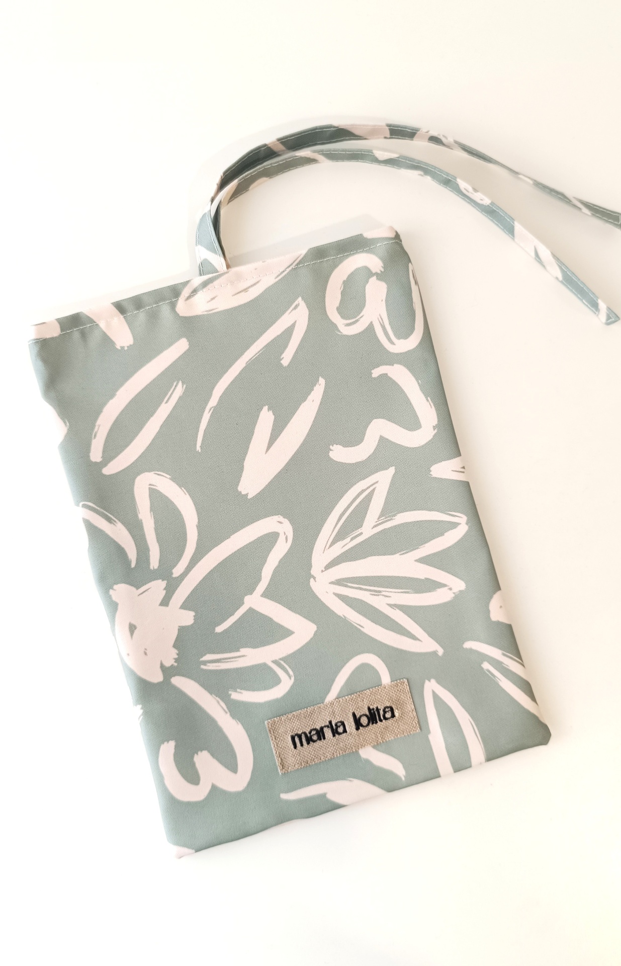 CAPA LIVRO FLORES VERDE SAGE