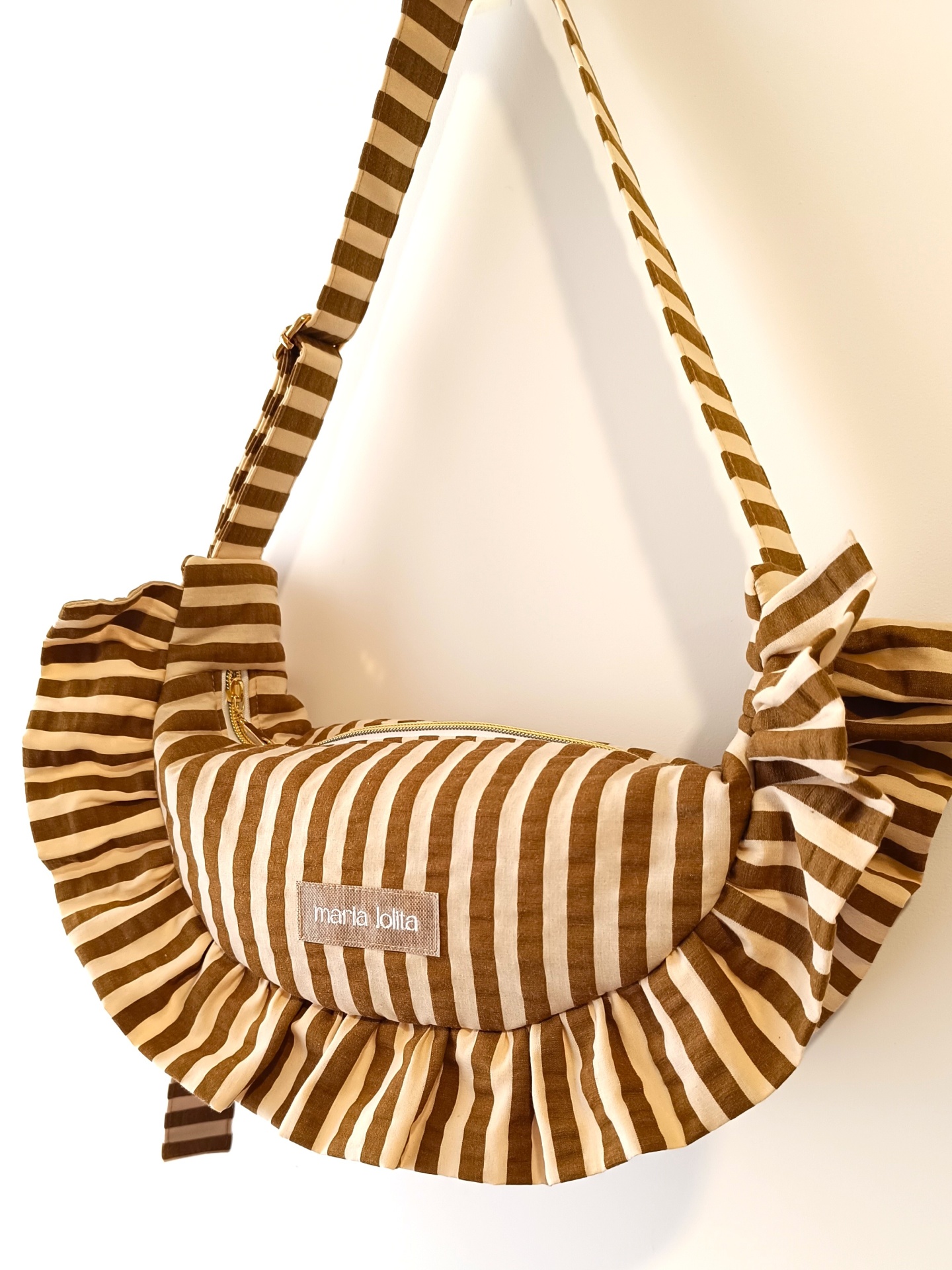 MALA OLÍVIA RISCAS MOSTARDA