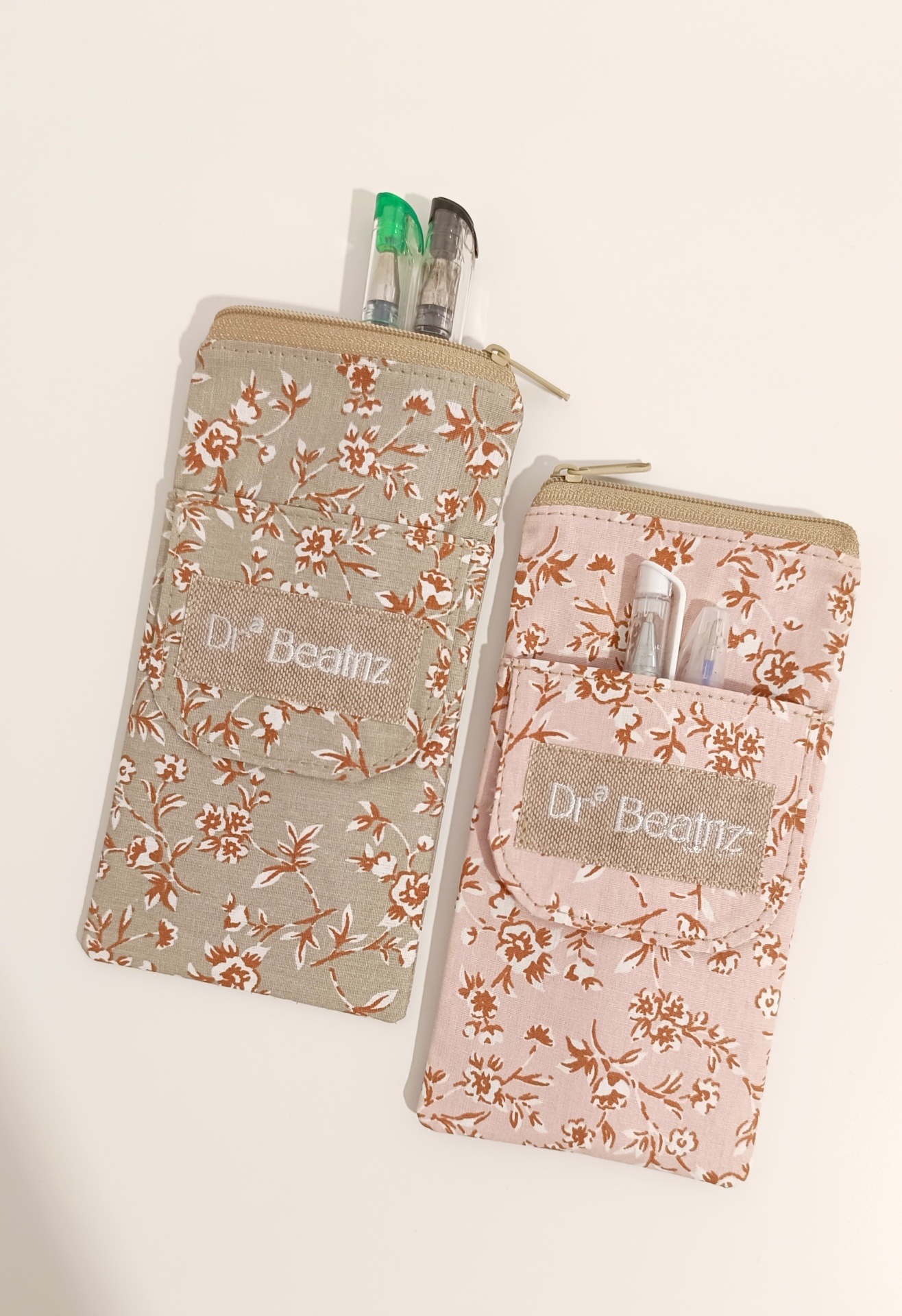 PORTA CANETAS DUPLO BOLSO