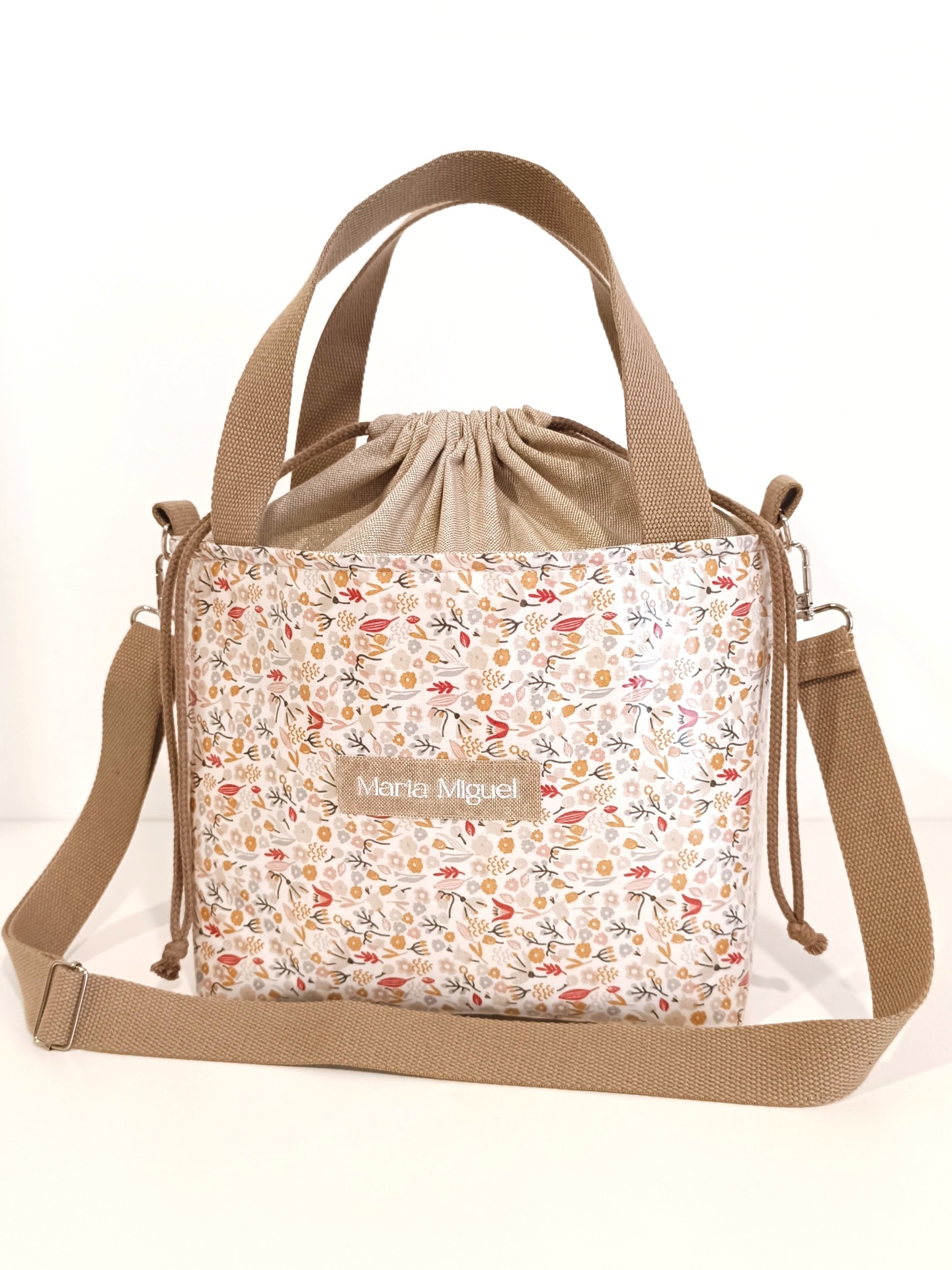 LANCHEIRA TÉRMICA FLORZINHAS NUDE