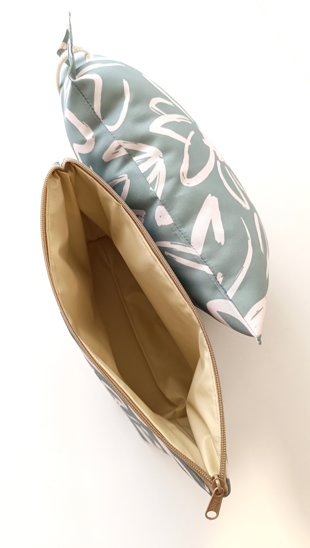 BOLSA TÉRMICA FLORES VERDE SAGE