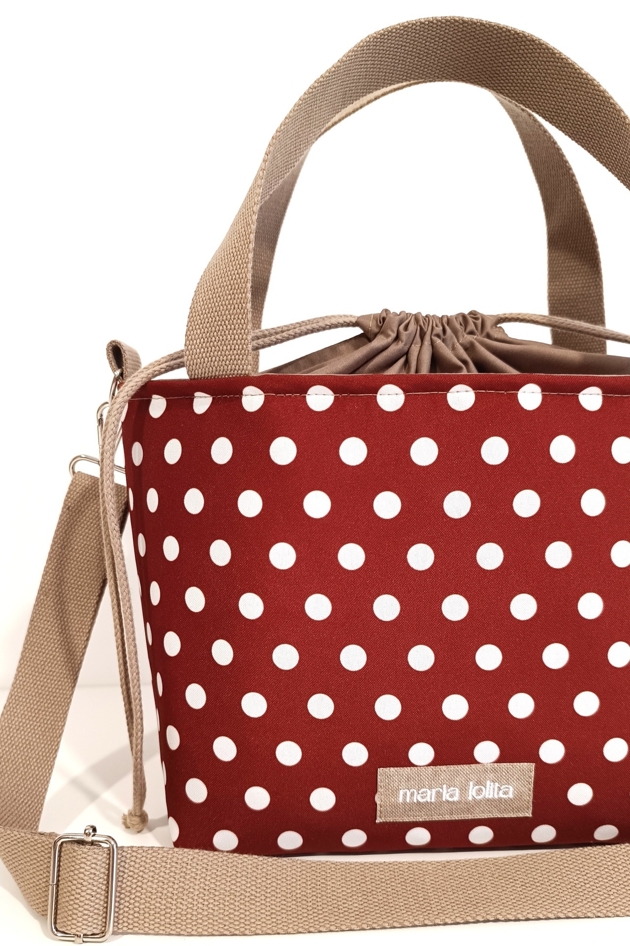 LANCHEIRA TÉRMICA CASTANHO COM BOLAS