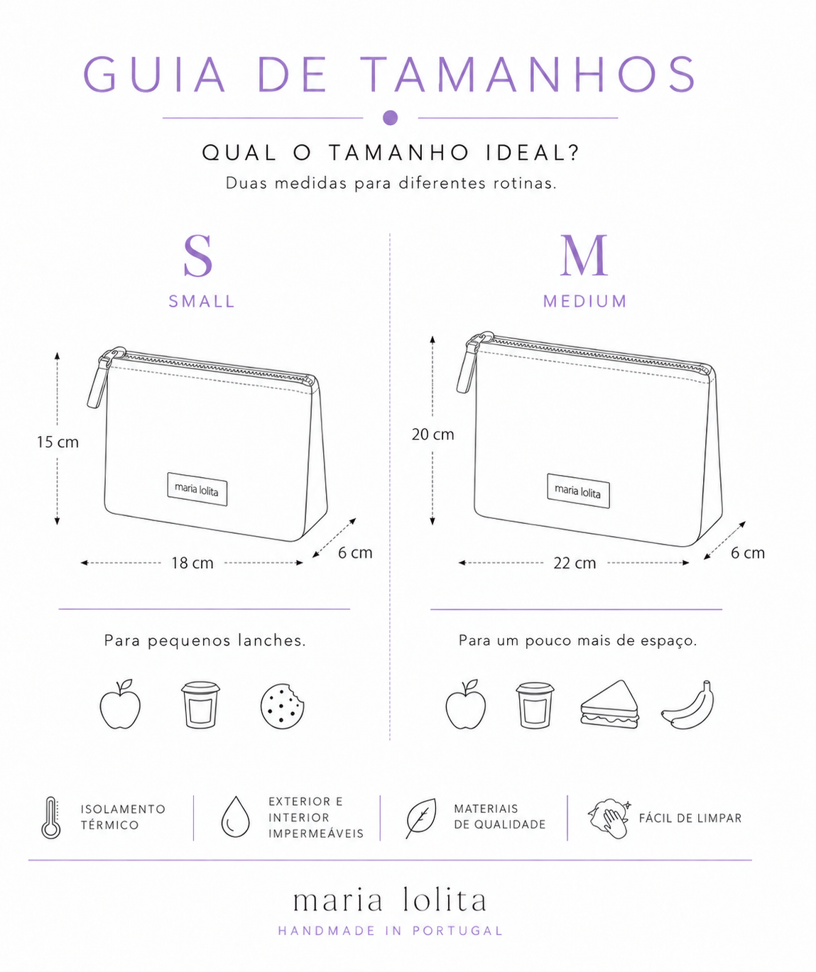 BOLSA TÉRMICA PARA LANCHES