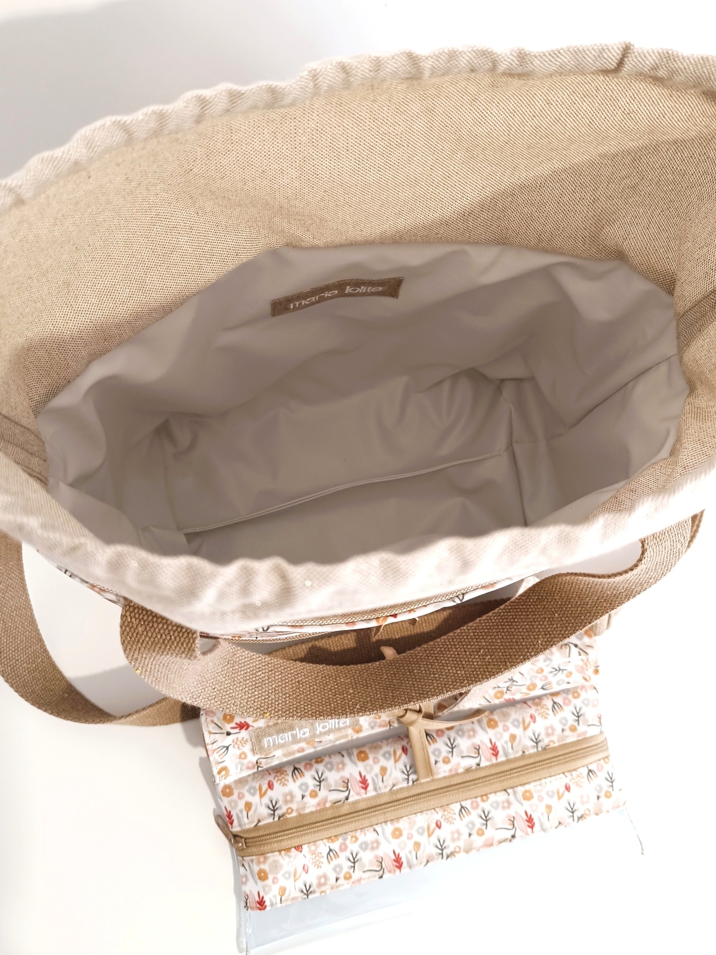 LANCHEIRA TÉRMICA FLORZINHAS NUDE