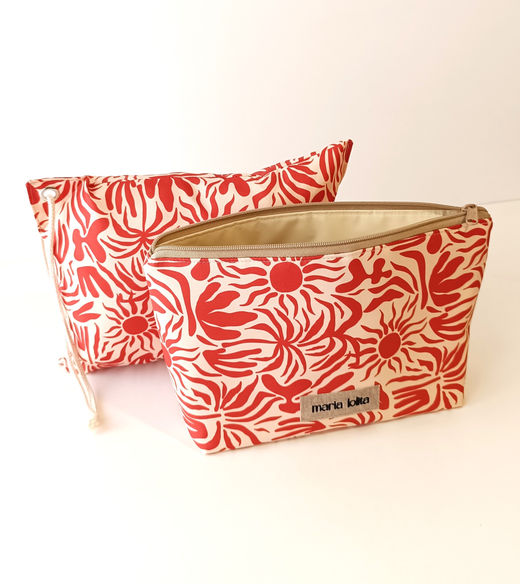 BOLSA TÉRMICA + ALMOFADA SOL E ALGAS TERRACOTA