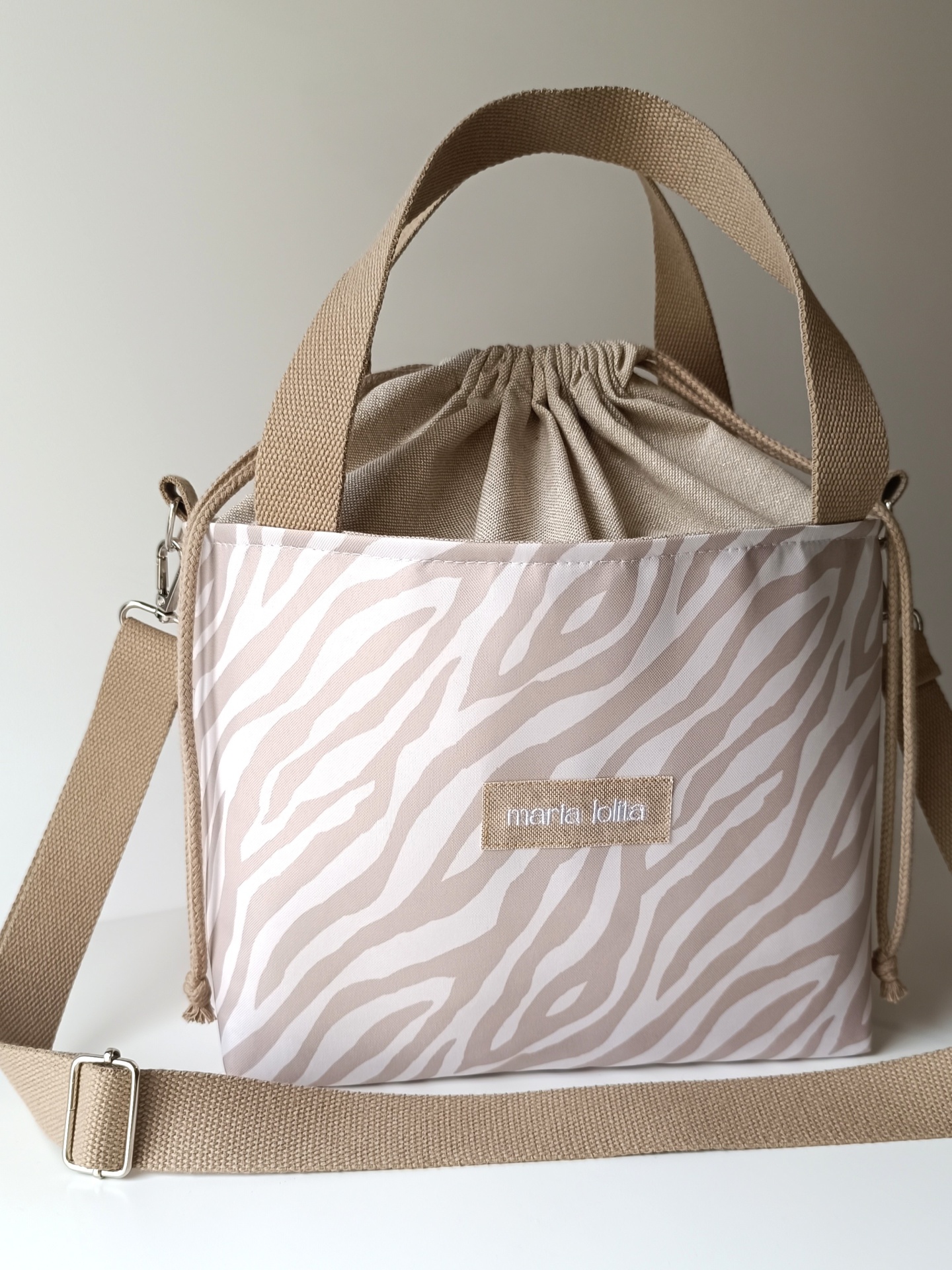 LANCHEIRA TÉRMICA ZEBRA BEGE