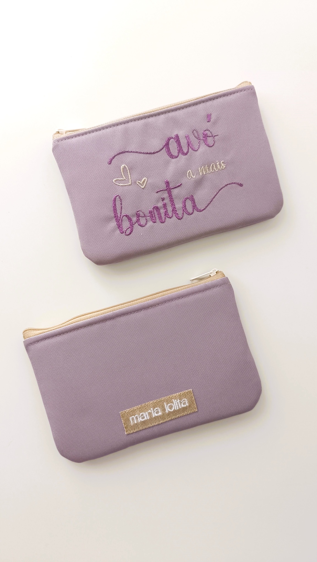 Nécessaire com bordado - Avó