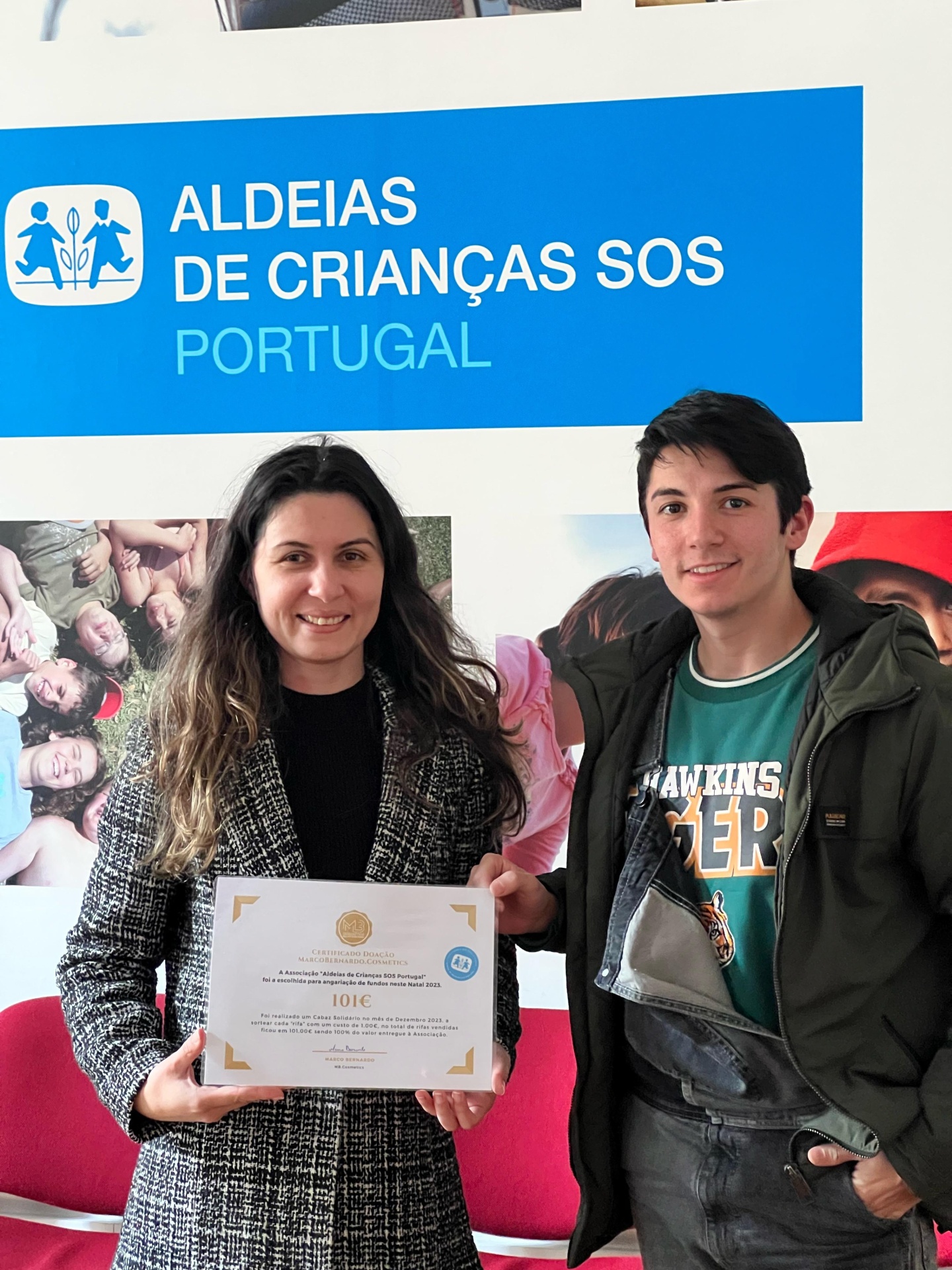 Doação de 101€ à "Aldeias de Crianças SOS"