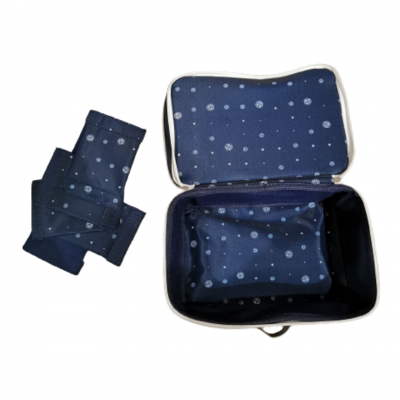 Bolsa para Cosméticos com separadores ajustáveis