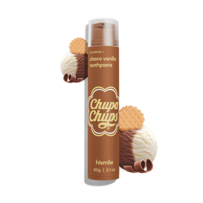 Hismile | Pasta de dentes Chupa Chups Choco Baunilha 60g