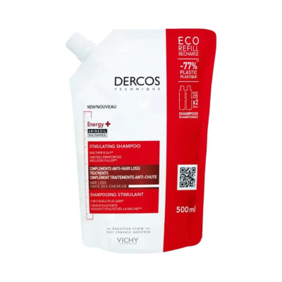 Champô Dercos Technique Energia+ Estimulante Antiqueda Cabelo 500ml