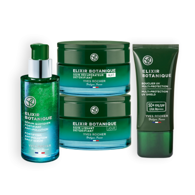 Yves Rocher |  Conjunto Escudo Protetor Antipoluição Elixir Botanique