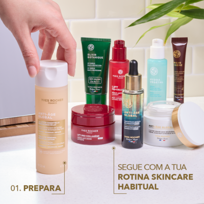 Yves Rocher | Anti-Age Global Loção Essencial Renovadora de Brilho 122ml