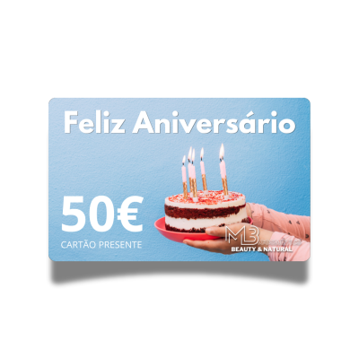 Aniversário | Cartão Presente 50€