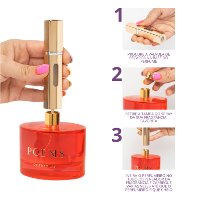 Cristian Lay | Pulverizador de fragrâncias recarregável