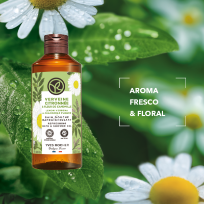 Yves Rocher | Banho Duche Lúcia-Lima & Flor de Camomila 400ml