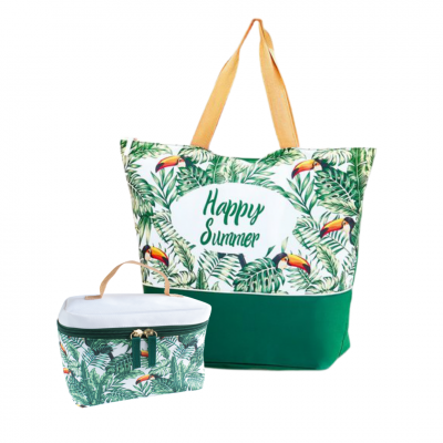 Saco de Praia e Bolsa Happy Summer